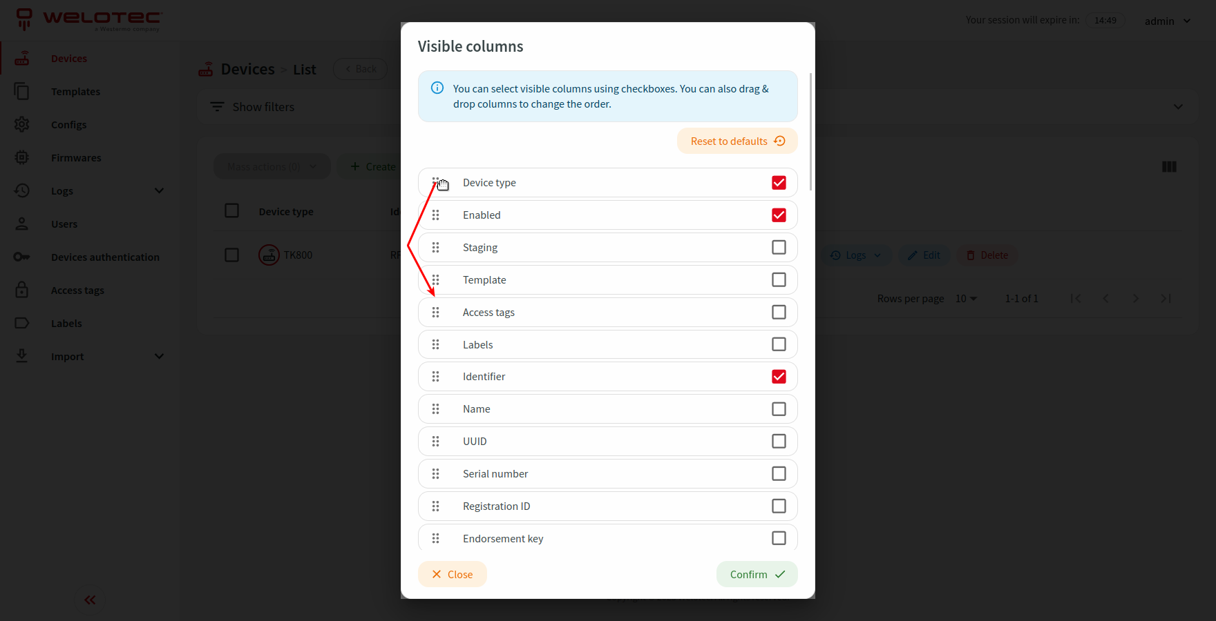 Interface overview — SMART EMS